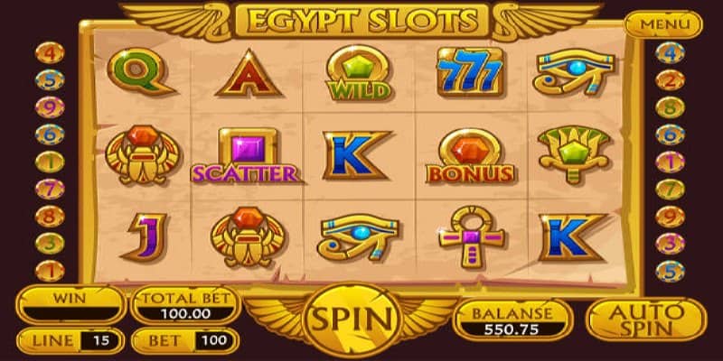 Slot Ai Cập cổ đại được nhiều người chơi lựa chọn nhất ở cổng game